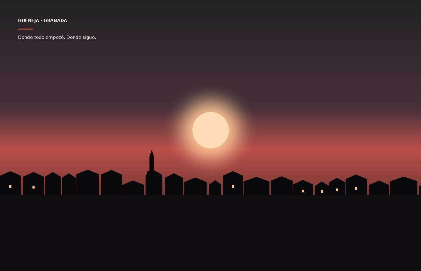 Huéneja al amanecer — donde todo empezó
